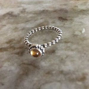 Retired November Birth Stone Pandora Ring